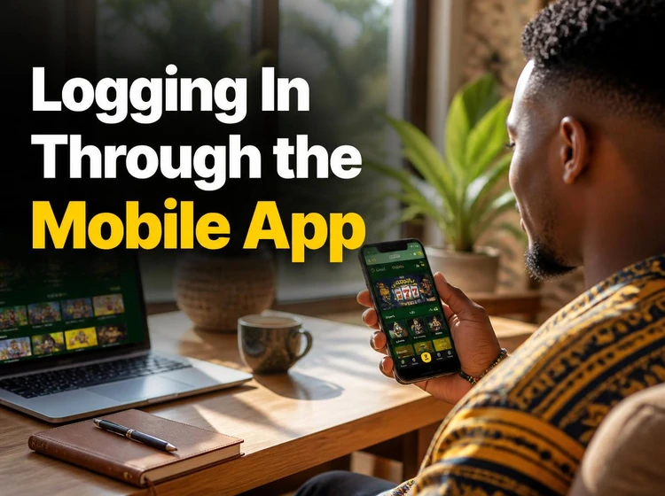 Logging In Through the Mobile App